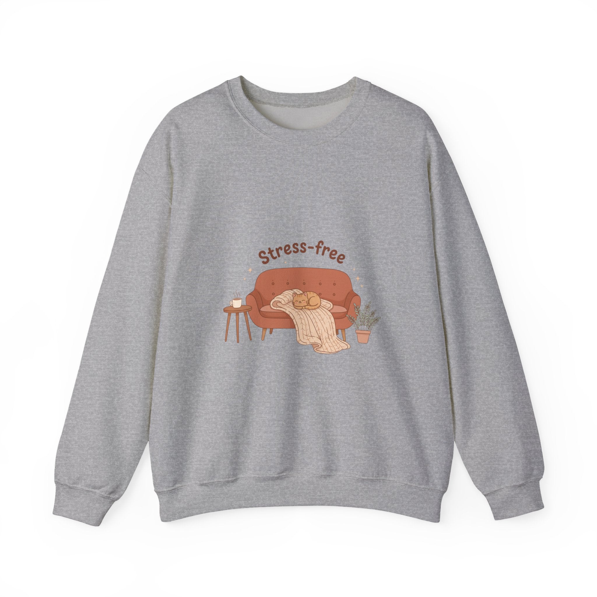 Stress-free Cozy Night Sweatshirt | popcorn sweatshirt, hygge vibes