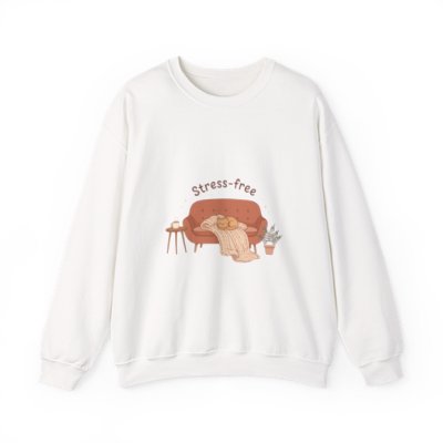 Stress-free Cozy Night Sweatshirt in White